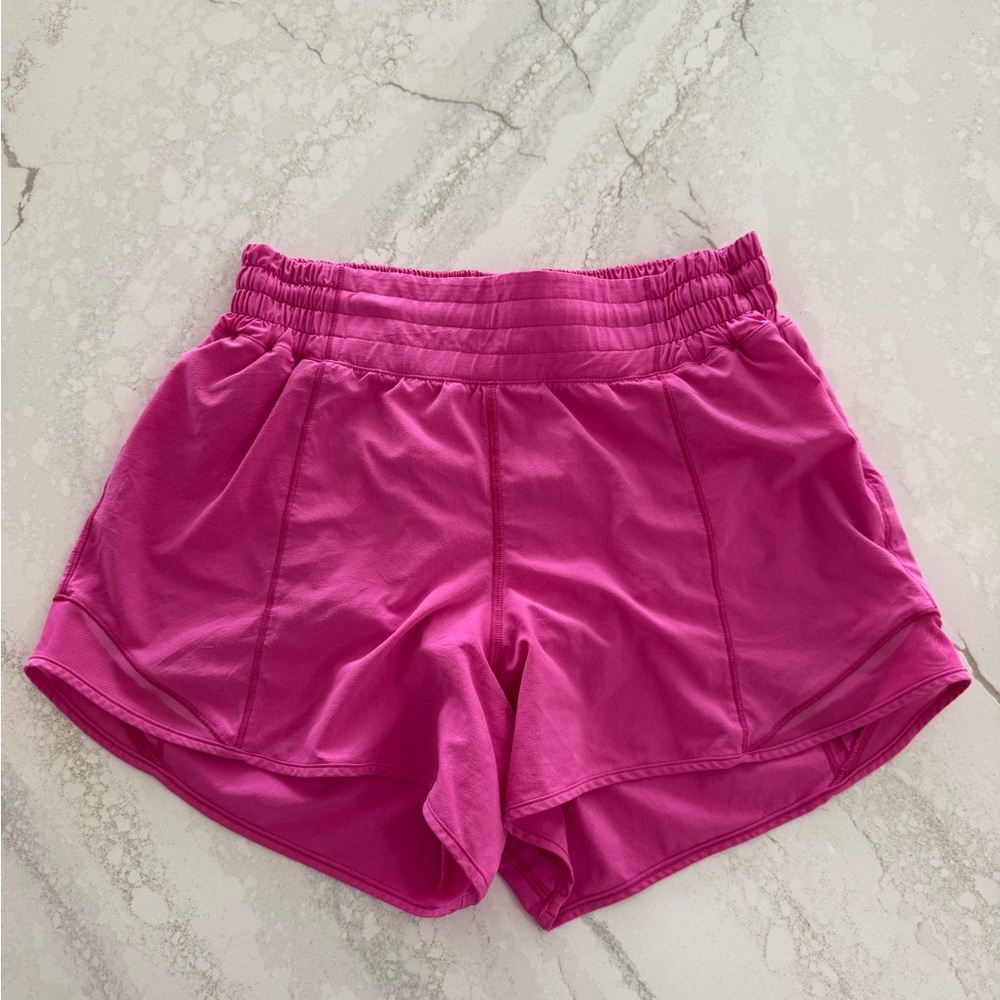 Lululemon Sonic Pink Hotty Hot Shorts